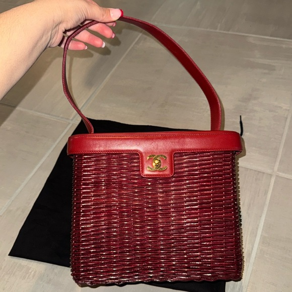 Chanel Wicker Picnic Basket Bag! - Picture 1 of 9